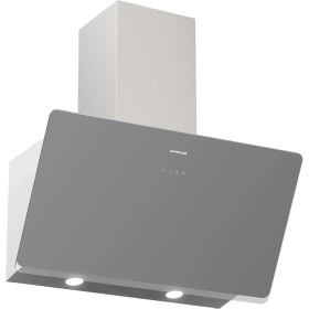 Resim Silverline 3457 Soho Gri Cam Davlumbaz 80 cm 