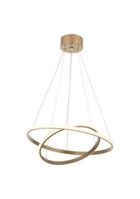Resim Ömür Avize Gd Led Gold Avize 2002-2 Gd Gold Ledli Ikili Avize Beyaz 