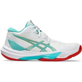 Resim Asics Sky Elite Ff Mt 3 Unisex Voleybol Ayakkabısı 1052a087-960 Siyah Siyah 