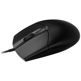 Resim CoverZone Ajazz NJ01 | Kablolu Ofis Mouse 1000 Dpı Optik Sensör 78G Hafif Ergonomik Tasarım Sessiz Tıklama USB Bağlantı Abs Gövde Dayanıklı Bilgisayar Laptop Uyumlu Siyah Fare 