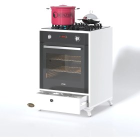 Resim Kenzlife ankastre modülü kabini fosfat byz fırın ocak dolabı çekmeceli ayaklı 