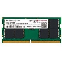 Resim Transcend 32GB(1X32GB) 4800MHZ Sodımm CL40 Ddr5 Notebook Ram (JM4800ASE-32G) 