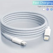 Resim Hızlı Şarj USB C Lightning Kablosu, for iPhone Şarj Kablosu için Uyumlu for iphone 14 13 12 11 Pro Max XR XS X 8 7 6 Plus SE Şarj Kablosu, Lightning to USB C Araba CarPlay Kablosu için 