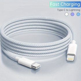 Resim Hızlı Şarj USB C Lightning Kablosu, for iPhone Şarj Kablosu için Uyumlu for iphone 14 13 12 11 Pro Max XR XS X 8 7 6 Plus SE Şarj Kablosu, Lightning to USB C Araba CarPlay Kablosu için 