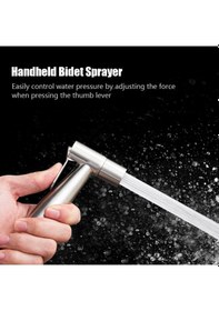 Resim Lemestar "pratik El Duşu: 1.5m Hortumlu, Ayarlanabilir Basınçlı Paslanmaz Çelik Bide" 