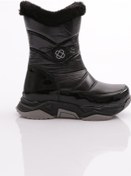 Resim Dgn 3053 Kiz Çocuk Model Tabanli Kar Bot 3053-2113-R123499 Siyah - Siyah 