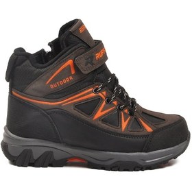 Resim Aspor Kahve Turuncu Polarlı Erkek Çocuk Sneaker Bot Çok Renkli 