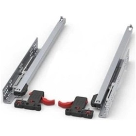 Resim Samet Smart Slide Tandem Çekmece Rayı Tam-Frenli 50 Cm Gri 