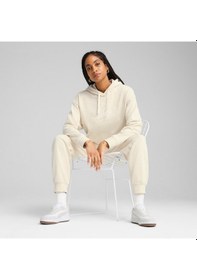 Resim Puma Ess Scrıpt Comfort Kadın Kapüşonlu Sweatshırt 684983 87 BEYAZ Beyaz 