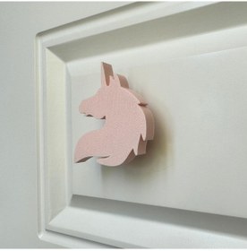 Resim Pomerol Unicorn Dolap Kulpu - Çocuk Odası, Mutfak Ve Banyo İçin Renkli Ve Dayanıklı Mobilya Kulp 