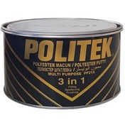 Resim Politek POLİTEK 3İN1 MULTİ POLYESTER MACUN 3/1 YEŞİL PP215 