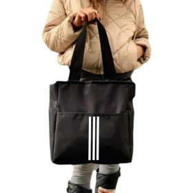 Resim Sevbags Bayan Siyah Spor Kol ve Omuz Çantası 