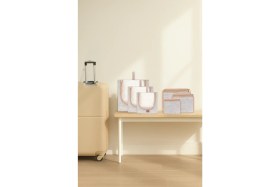 Resim 6'lı Gri Valiz Düzenleyici I Bavul Içi Organizer Set I Seyahat Hurcu 