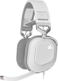 Resim Corsair HS80 RGB USB CA-9011238-EU Beyaz 7.1 Kablolu Kulak Üstü Oyuncu Kulaklığı 