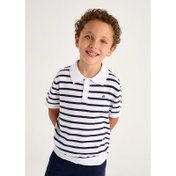 Resim Mayoral Erkek Çocuk Çizgili Polo T-shirt 3104 (3104) 