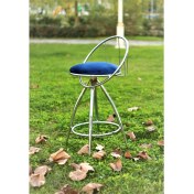 Resim J&S Quality Özgün Tasarım 65 cm Oturum Parlak Gold ve Metalic Sandalye 