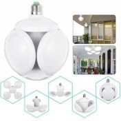 Resim F-1997 LED Futbol Ufo Ampul E27 28W 360 Derece Katlanır Lamba Ac 220V Lamba LED Spot Işık Beyaz Glop LED 