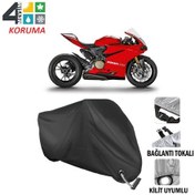 Resim Ducati 1199 Panigale R Motosiklet Brandası ( Kilit Uyumlu - Siyah 