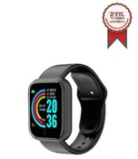 Resim Y68 Watch Nabız Ölçer Çok Fonksiyonlu Bt Akıllı Saat Siyah Torima