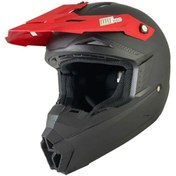Resim MOTOANL Motosiklet Ce Onaylı Kask Içi Yıkanılabilir Kask Mat Black 