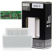 Resim Elm327 V1.5 Beyaz- V08 Elm327 Bluetooth 4.0 Hw V2.2 Pıc18f25k80 Çok Dilli Elm 327 Android / Ios / Windows İçin Tüm Obd2 İşlevlerini Destekler 