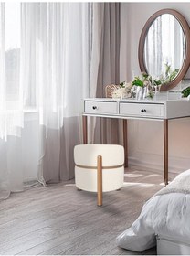 Resim Petto Sandıklı Sehpalı Fonksiyonel Puf Bej 