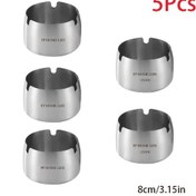 Resim Dashanshop 5 Adet Şık Kişiselleştirilmis Pirinç Kül Tablası Seti - Kurumsal Hediye Ve Promosyonlar İçin 