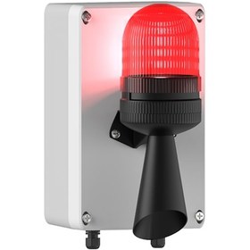 Resim Mesan Acil Durum Bataryalı Işıklı Siren Röleli Buzhanelere Özel Kırmızı Ms 5809.1 