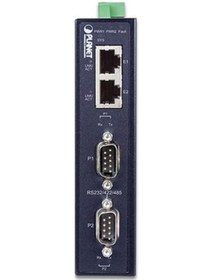 Resim Pl-Ics-2200T Endüstriyel 2-Port Rs232/Rs422/Rs485 Device Server 