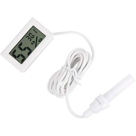 Resim Hepta Collection Digitales LED-Hygrometer, Indoor Outdoor Digitales Thermometer Hygrometer Eingebettetes digitales Fe 