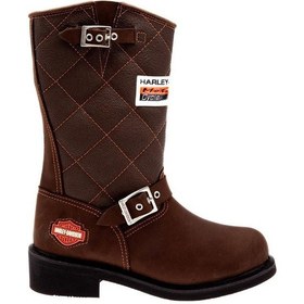 Resim Harley Davidson Laconia 644 Kadın Bot Kahve Nubuk Kahverengi 