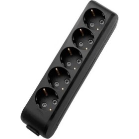 Resim Viko Multi-Let 5 Li Siyah Klemensli Çocuk Korumalı Grup Priz 