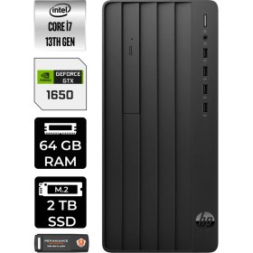 Resim Hp Pro Tower 290 G9 Intel Core I7 13700 64GB 2tb SSD GTX1650/4GB W11P 8T2X1ES Masaüstü Bilgisayar & Per4 USB Bellek 8T2X1ESP449 