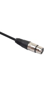 Resim Alfais 5032 Xlr Mikrofon 3.5Mm Çevirici Adaptör Dönüştürücü 3 Pin Dişi Ses Kablosu 