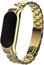 Resim Microsonic Xiaomi Mi Band 7 Metal Stainless Steel Kordon Gold 