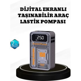 Resim Belle Fusion Bfs 150 Psı Kablosuz Şarjlı Hava Pompası – LED Ekranlı ve Otomatik Kapanma Özellikli 