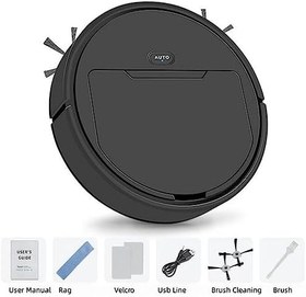 Resim süpürme robotu, otomatik elektrikli süpürge, toz zemin süpürgesi, 3'ü 1 arada USB şarj, 40 dB robotik, düşük gürültü 