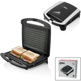 Resim Elektrikli Tost Makinesi 2 Dilim Granit Yapışmaz Yüzey - Kilitlenebilir Kapak 750W Ssm- 