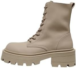 Resim ONLY ONLBANYU-3 PU MONOCHROME LACE BOOT NOOS Yürüyüş BotuKadın 