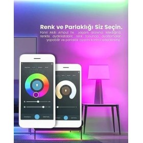 Resim Akıllı Priz ve LED Ampül Seti, Wi-Fi ile Uzaktan Kontrol, Anlık Enerji Tüketim Takibi, Zamanlayıcı 