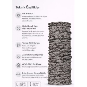 Resim Colizon Unisex Motosiklet Maskesi Bandana - Uv Korumalı Termal Outdoor Boyunluk-Buff 