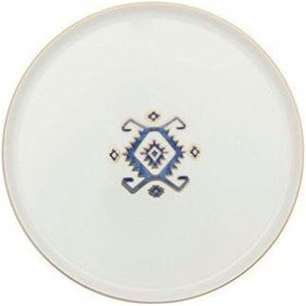 Resim Porland Arabesque Serisi 21cm Düz Tabak Desen5 Beyaz 