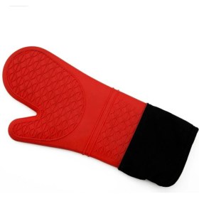 Resim Fame Kitchen Silikon Fırın Tepsi Eldiveni Kırmızı 