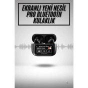 Resim Techno Stock 2.nesil Pro Ekranlı Sesli Görüşme Yapabilen Kablosuz Bluetooth Kulaklık 