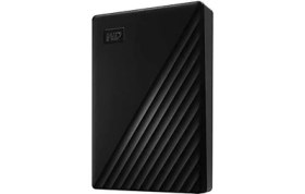 Resim Wd 4tb My Passport Taşınabilir Harici Hard Disk, Siyah, BPKJ0040BBK, Wesn 
