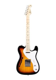 Resim Sx Stl/ash/3ts Semi Hollow Body Telecaster Elektro Gitar Sunburst 