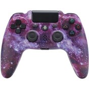 Resim Ps4 İçin Zr486 Kablosuz Oyun Denetleyicisi, Ürün Rengi: Mor Yıldızlı Gökyüzü 
