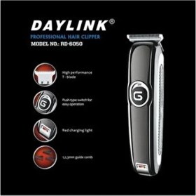 Resim Daylink RD-6050 Tıraş Makinesi Islak ve Kuru Kullanım Avantajı ile Kablosuz 100 Dakika Süreli 
