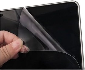 Resim McStorey MacBook Pro 14.2 inç M2 M3 M4 M5 Uyumlu Mat Anti Glare Ekran Koruyucu Yansıma Önleyici Göz Yormayan Touch ID Retina Net Görüntü Şeffaf 