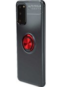 Resim Samsung Galaxy S20 Kılıf Yüzüklü Magnetli Ravel Case 